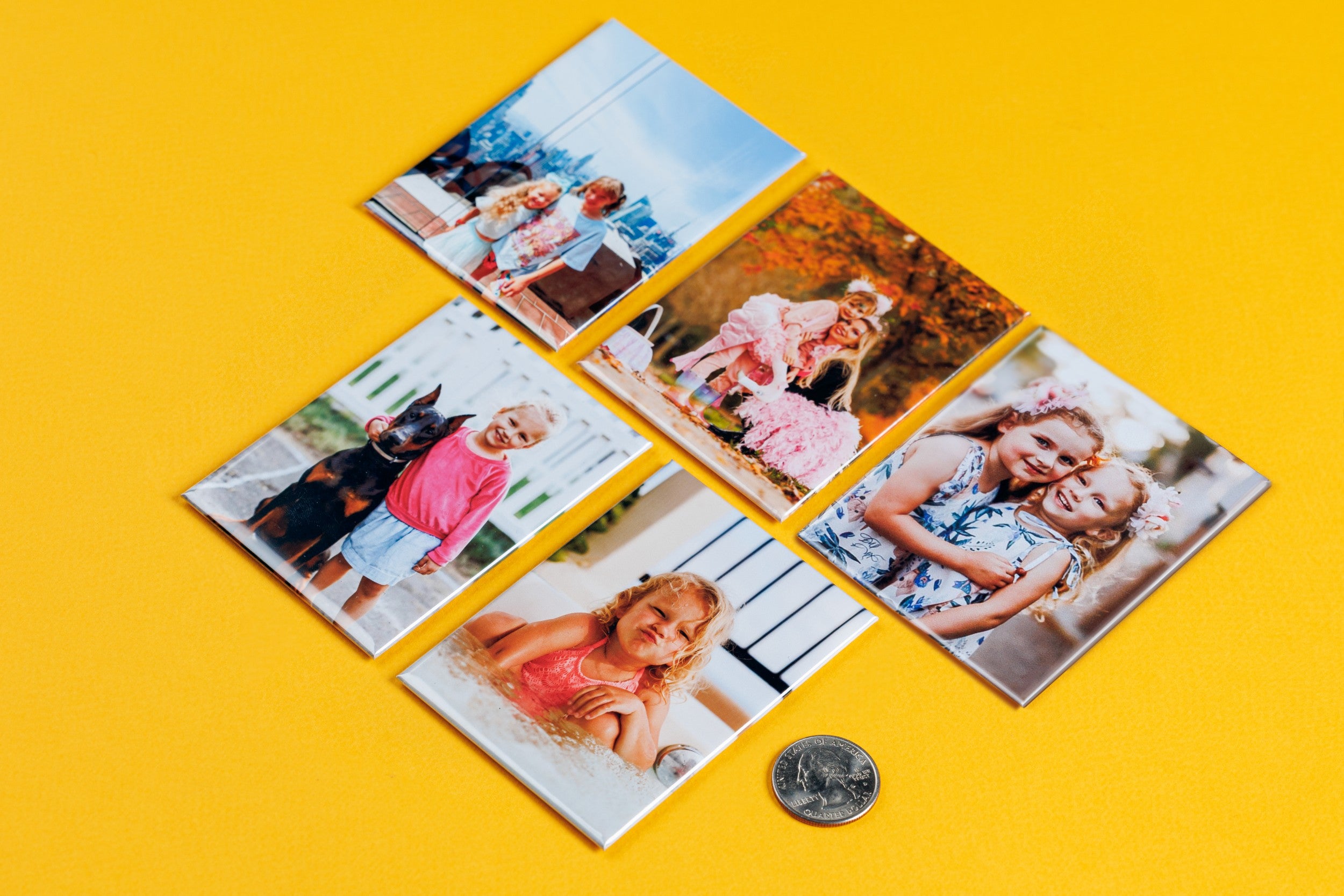 2.5 x 3.5" Rectangle Custom Photo Magnets