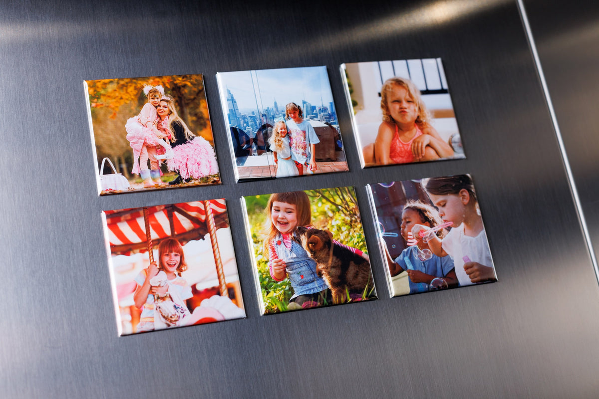 Hand crafted photo magnets